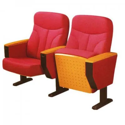 Ghế ngồi hội trường bọc nỉ, chân sắt, vách ngăn gỗ công nghiệp - GHTVP02