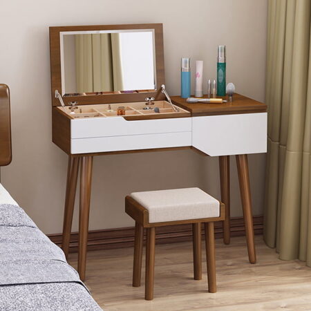 Bàn Trang Điểm Nhỏ Gọn Phong Cách Bắc Âu – BTDVP29