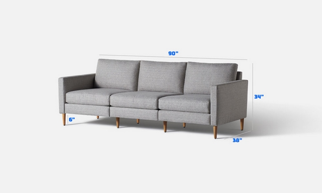 Ảnh 4: Bạn cần đo cả diện tích chiếc ghế sofa