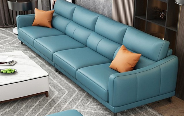 Sofa văng da tiết kiệm diện tích và không gian