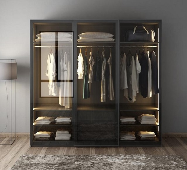 TOP 80+ Mẫu Tủ Quần Áo Cánh Kính Đẹp, Sang Trọng Nhất 2023 4 Tủ kính đựng quần áo được làm từ nhiều chất liệu khác nhau