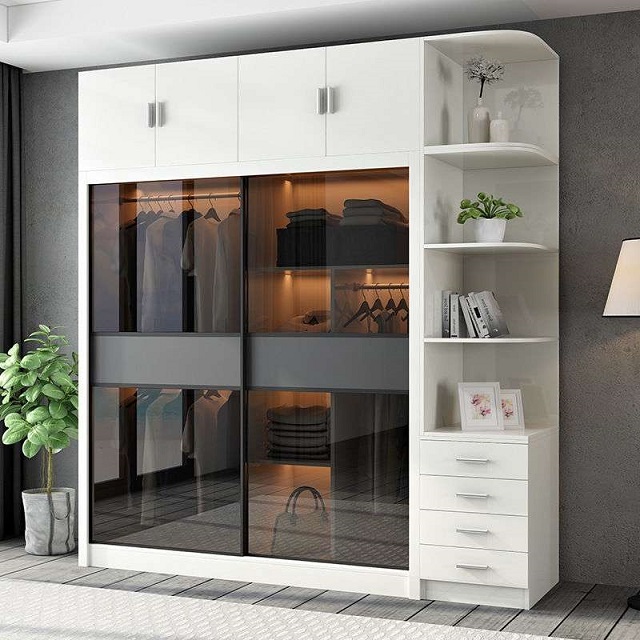 TOP 80+ Mẫu Tủ Quần Áo Cánh Kính Đẹp, Sang Trọng Nhất 2023 6 Tủ quần áo cánh kính lùa thiết kế hiện đại, tinh tế