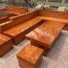 Sofa góc gỗ hương đá