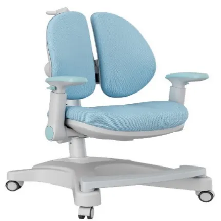 Ghế ngồi học chống cận cho bé, thiết kế công thái học, màu xanh - GHSVP02