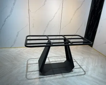 Bàn ăn tối giản Khung Thép Sơn Tĩnh Điện tiết kiệm không gian - BAVP11