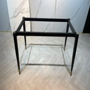 Bàn sắt mặt kính bọc sơn tĩnh điện - Nhỏ gọn tiện lợi  - BAVP01