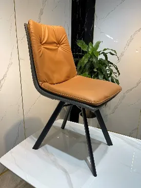 Ghế ăn ELIMO Bọc Da PU Cao Cấp Chân thép chữ A vững chắc - GAVP12