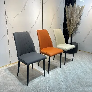 Ghế ăn VIKING gia đình bọc da cao cấp, lưng cong ôm sát, chân sắt chắc chắn - GAVP01