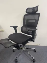 Ghế xoay ergonomic lưới cao cấp, tựa đầu 3D, tay và kê chân điều chỉnh - GXVP12