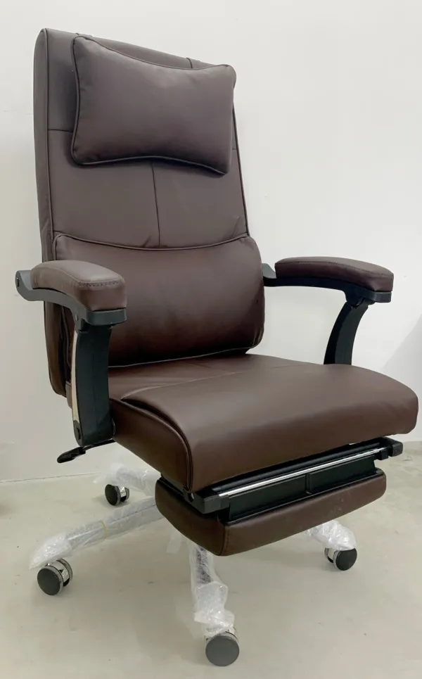 Ghế giám đốc bọc da lưng cao tích hợp gác chân và ngả lưng sâu - GGDVP09