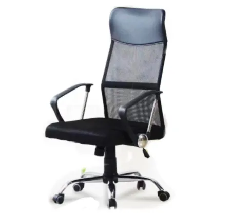 Ghế xoay lãnh đạo lưng lưới phối da, chân xoay hợp kim - GXVP27