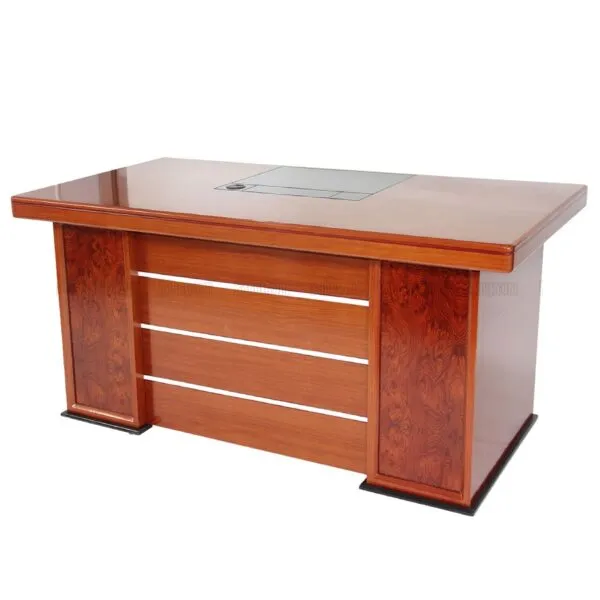 Bàn Giám Đốc Yếm 3 Sọc Trắng 1m6 - BGDVP12
