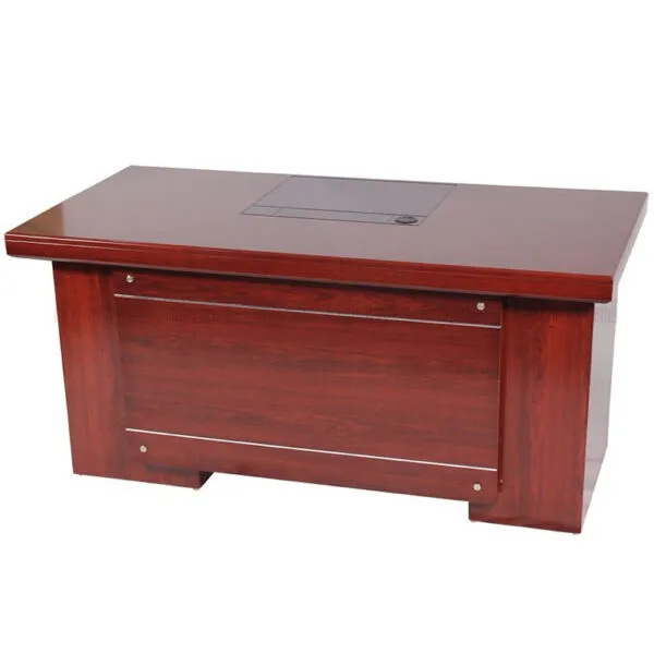 Bàn Giám Đốc Vạch Ngang Gỗ Công Nghiệp 1m6 - BGDVP18