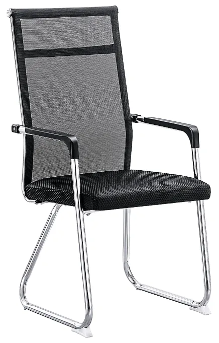 Ghế chân quỳ lưng cao bọc vải lưới tay ốp nhựa - GCQVP23