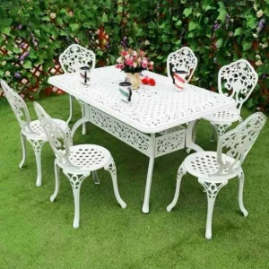 Bàn Ghế Cafe Sân Vườn Hình Chữ Nhật - BGCVP10