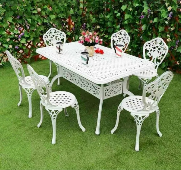 Bàn Ghế Cafe Sân Vườn Hình Chữ Nhật – BGCVP10