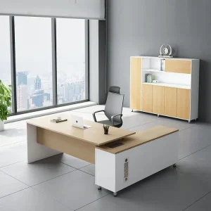 Bàn Giám Đốc Liền Tủ Phụ 1m6 - BGDVP58