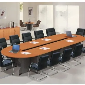Bàn Họp 12 Người Hình Elip 4m2 - BHVP28