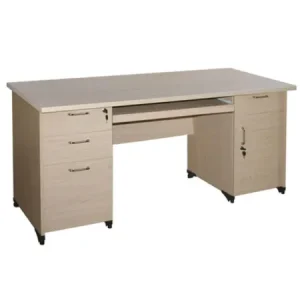 Bàn làm việc có kệ tủ 2 bên gỗ MFC 1m6 - BLVGVP07