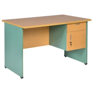 Bàn làm việc 1 kệ tủ gỗ công nghiệp MFC 1m2 - BLVGVP08