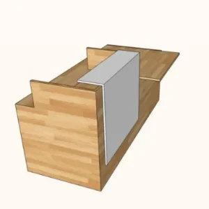 Bàn Quầy Gỗ MFC cao cấp 2m - QLTVP22