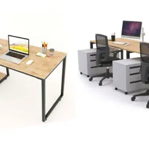 Cụm Bàn Làm Việc 2 Người 2m4 - CBLVVP01