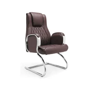 Ghế Giám Đốc Chân Quỳ bọc da có ốp tay - GGDVP20