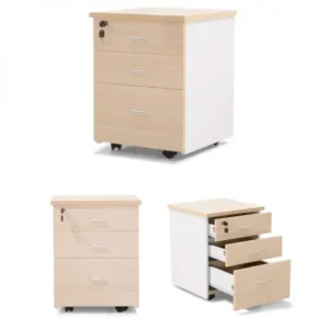 Hộc Tủ Di Động 3 Ngăn Gỗ MDF – HTVP02