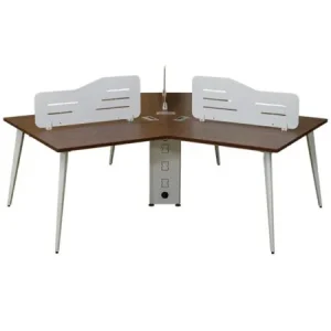 Module Bàn Làm Việc 3 Người Vách Ngăn Bằng Tôn - CBLVVP15