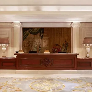 Quầy Lễ Tân Phong Cách Cổ Điển - QLTVP27