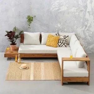 Sofa Gỗ Thông Phong Cách Hiện Đại - SFGVP04