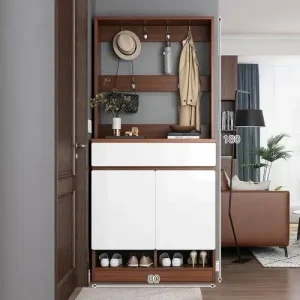 Tủ Giày Thông Minh Liền Giá Kệ Móc Quần Áo - TGVP13