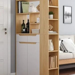 Tủ Giày Thông Minh Liền Kệ Trang Trí - TGVP06