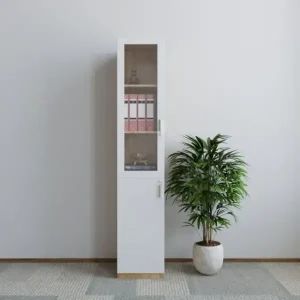 Tủ Tài Liệu Gỗ 1 Cột Cánh Kính - THSGVP04