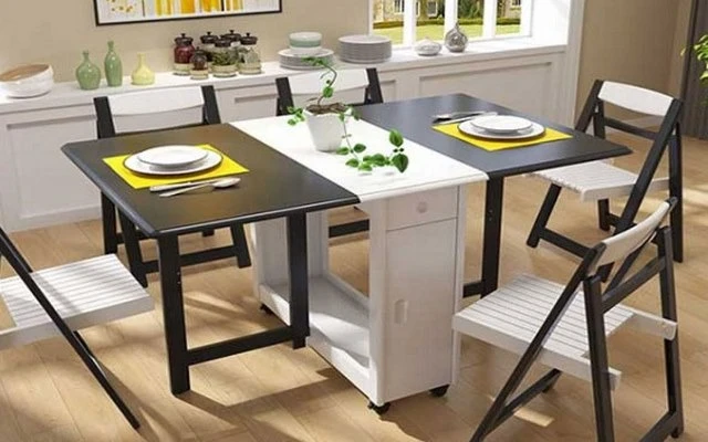 Mẫu bàn ăn hình chữ nhật hiện đại Mẫu bàn ăn hình chữ nhật hiện đại