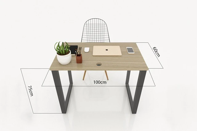 Bàn làm việc hình chữ nhật