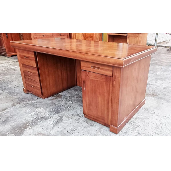 Bàn làm việc gỗ Xoan Đào Hiện Đại - BLVGVP38 Bàn làm việc gỗ Xoan Đào Hiện Đại - BLVGVP38