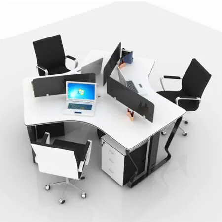 Cụm Bàn Làm Việc 3 Người 1m2 – CBLVVP04 Cụm Bàn Làm Việc 3 Người 1m2 – CBLVVP04