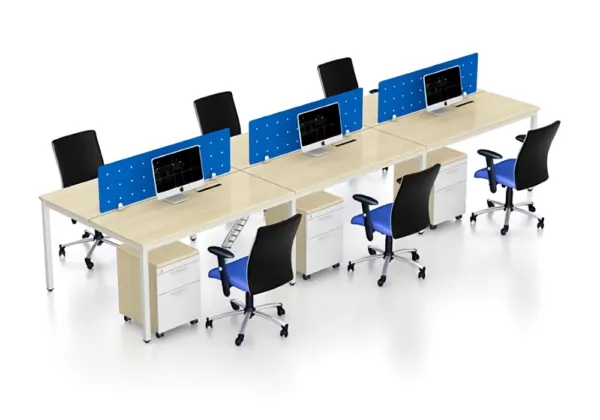 Module Bàn Làm Việc 6 Người Vách Ngăn Sắt – CBLVVP09 Module Bàn Làm Việc 6 Người Vách Ngăn Sắt – CBLVVP09