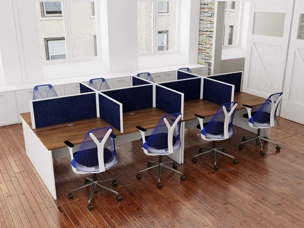 Cụm Bàn Làm Việc 8 Người 4m8 – CBLVVP06 Cụm Bàn Làm Việc 8 Người 4m8 – CBLVVP06