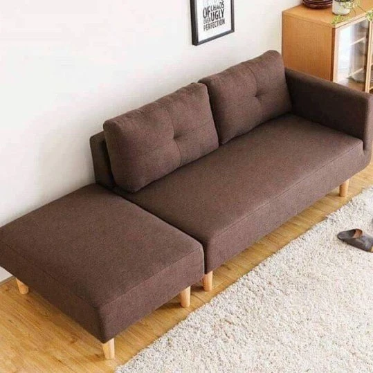 Ghế sofa nỉ thô sợi gai màu nâu - SNVP12 Ghế sofa nỉ thô sợi gai màu nâu - SNVP12